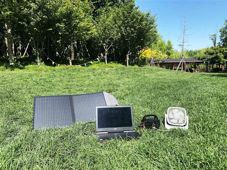 Pannello solare pieghevole da 60 W Output USB DC